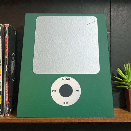 GREEN Giant iPod Nano Mirror Retro Metal Plaque